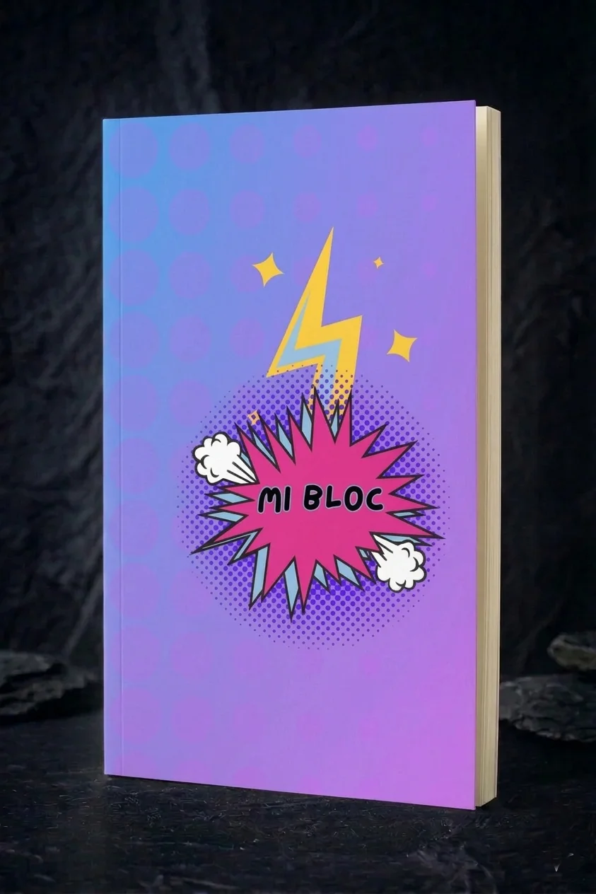 Libreta Boom Malva de Isabel Camacho